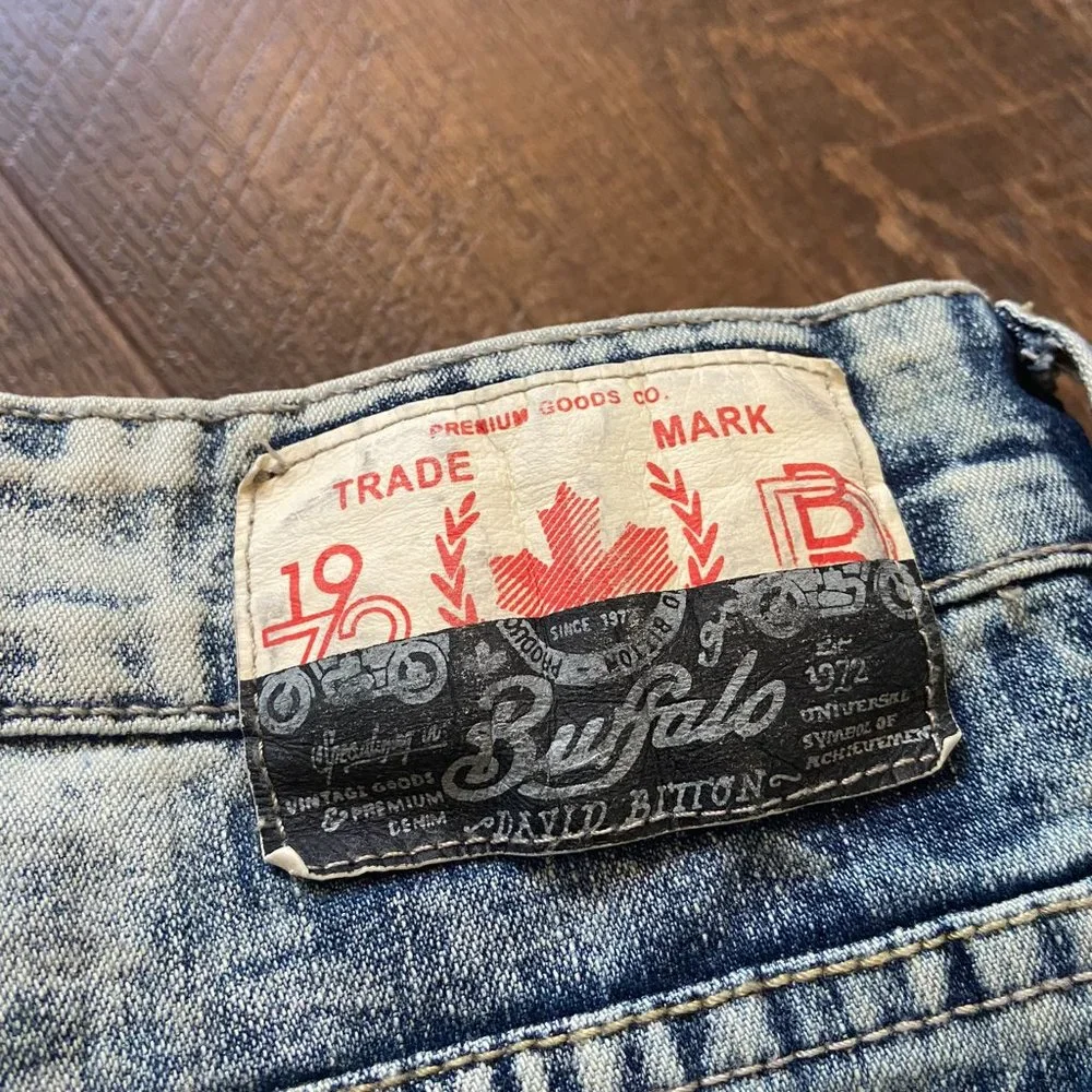 Buffalo Six-X Slim Straight Jeans -32x32 - Picture 7 of 9